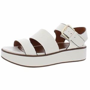 Naturalizer White Platform Sandals